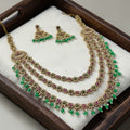 Meera Jadau Layered Necklace Set