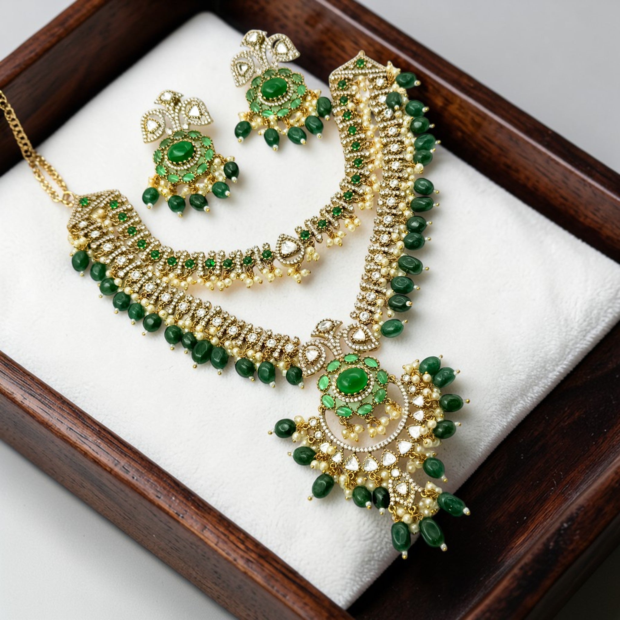 Rani Kundan Necklace Set