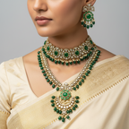 Rani Kundan Necklace Set
