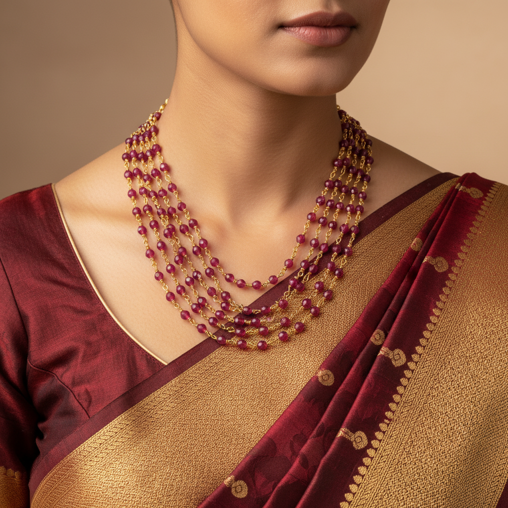 ❤️ "Lohitika Lari" Gold Necklace ❤️