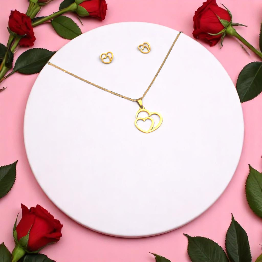 💖 "Swarna Hriday Mala" Necklace Set 💖