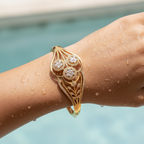 Floral Filigree Kada Bracelet