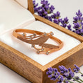 Luna Spark Rose Gold Kada Bracelet