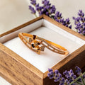 Aurora Bloom Rose Gold Kada Bracelet