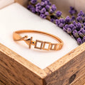 GeoLink Rose Gold Kada Bracelet