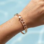 GeoLink Rose Gold Kada Bracelet