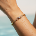 Luna Curve Rose Gold Kada Bracelet