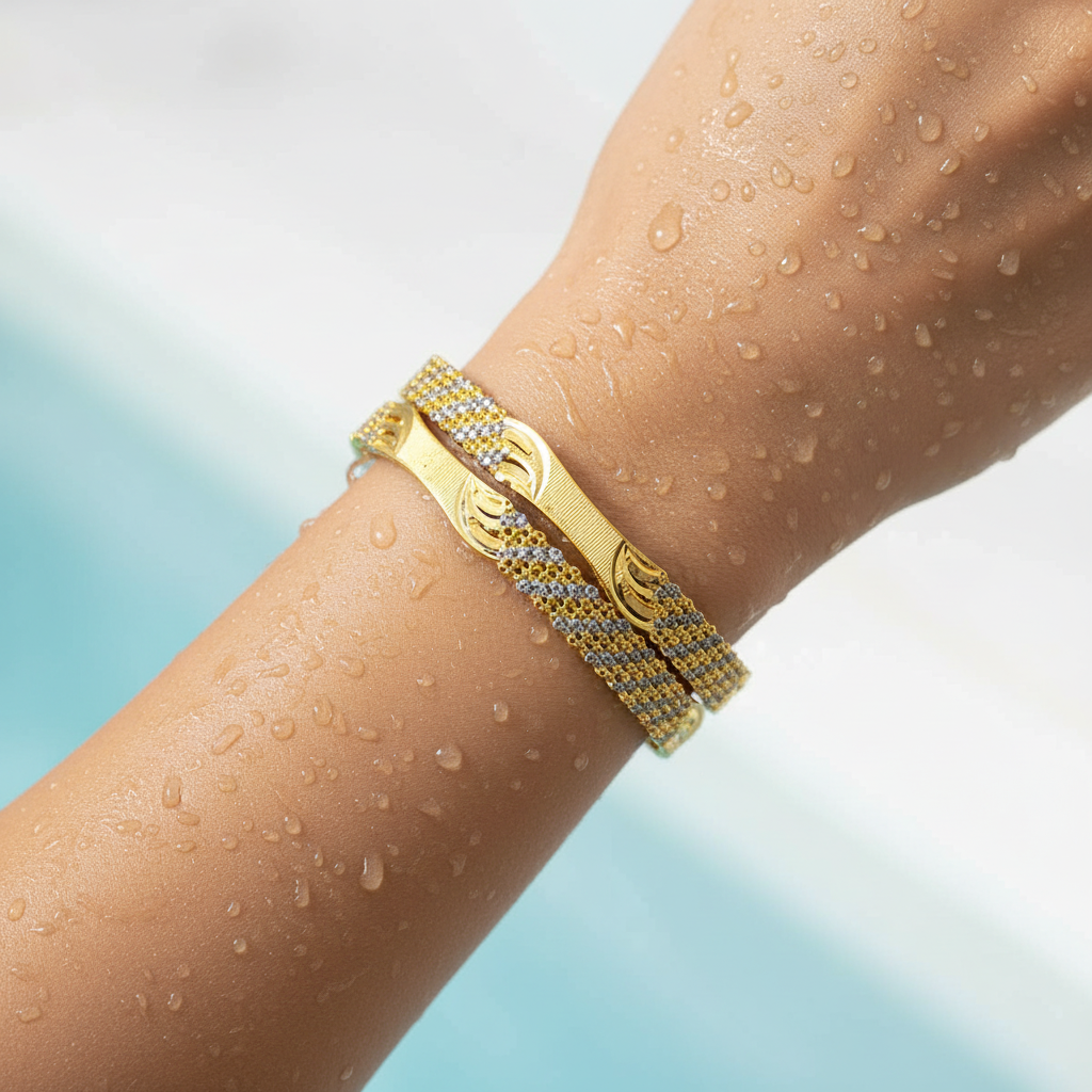 🩵"Tarangini" Bangle Set 🩵