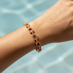 Quadra Link Rose Gold Kada Bracelet