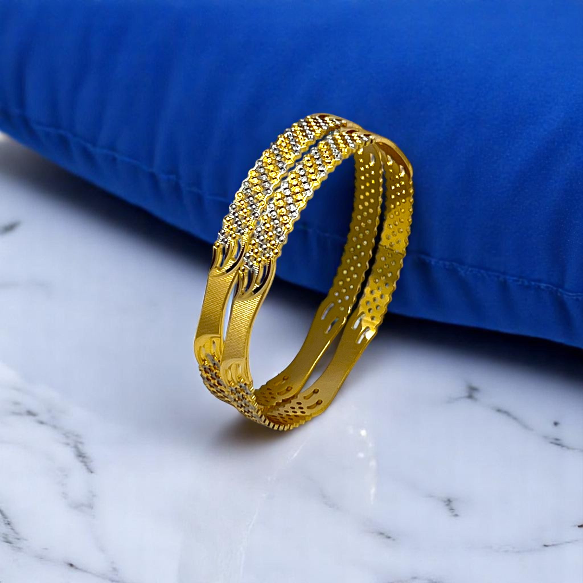 🩵"Tarangini" Bangle Set 🩵