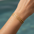 18K Gold Plated Simple Bangles (A)