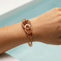 Interlinked Crystal Circle Kada Bracelet