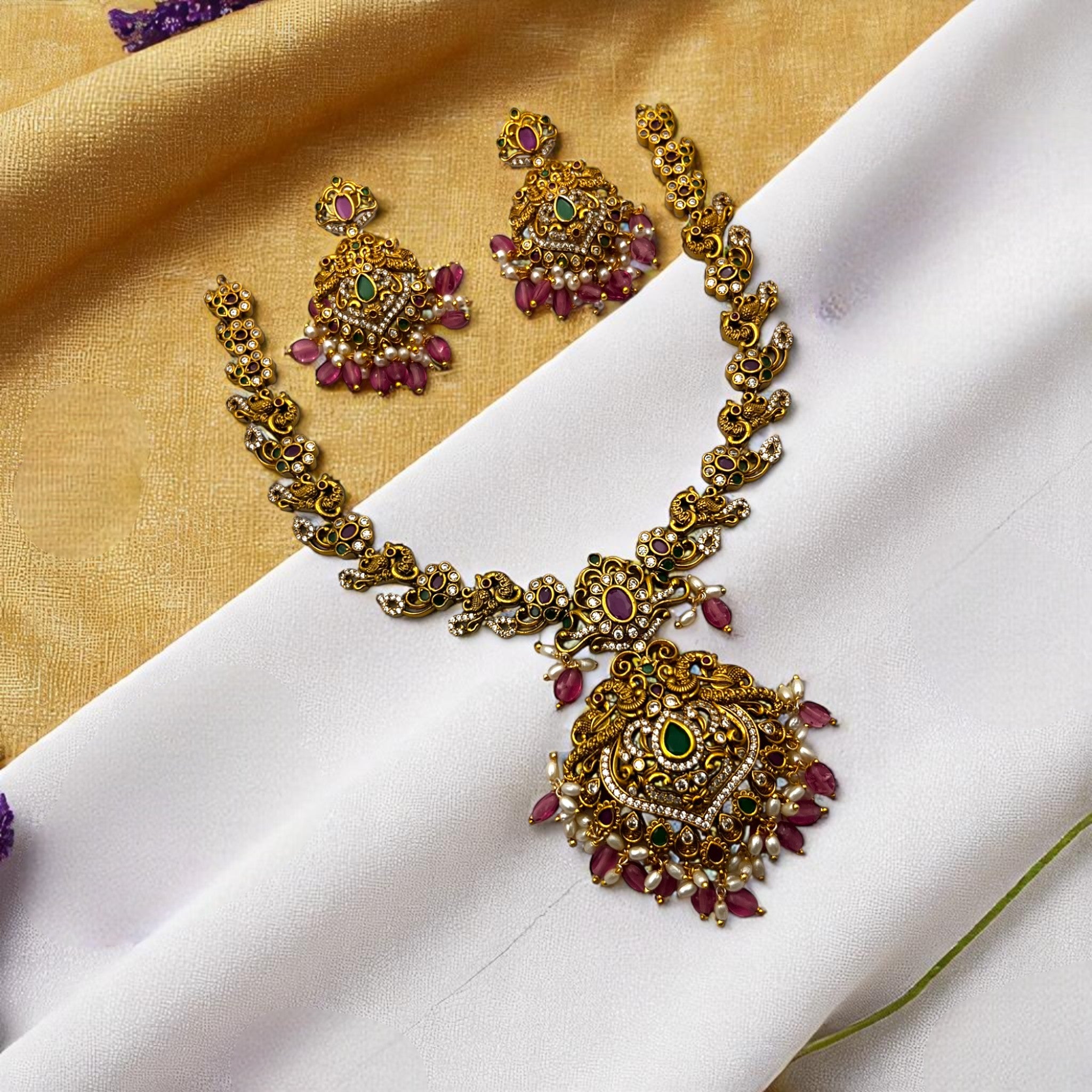 🌸 "Raaga Malika" Necklace Set 🌸