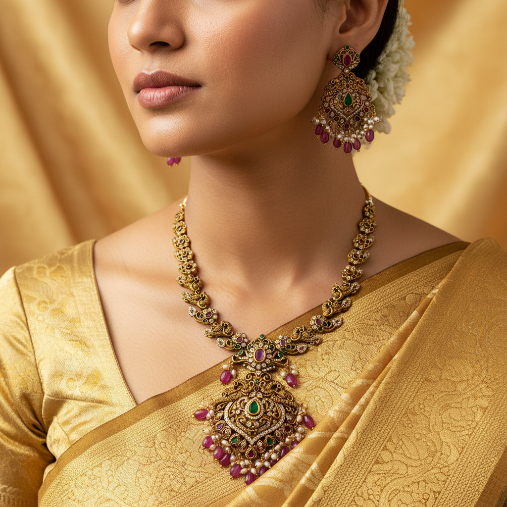 🌸 "Raaga Malika" Necklace Set 🌸