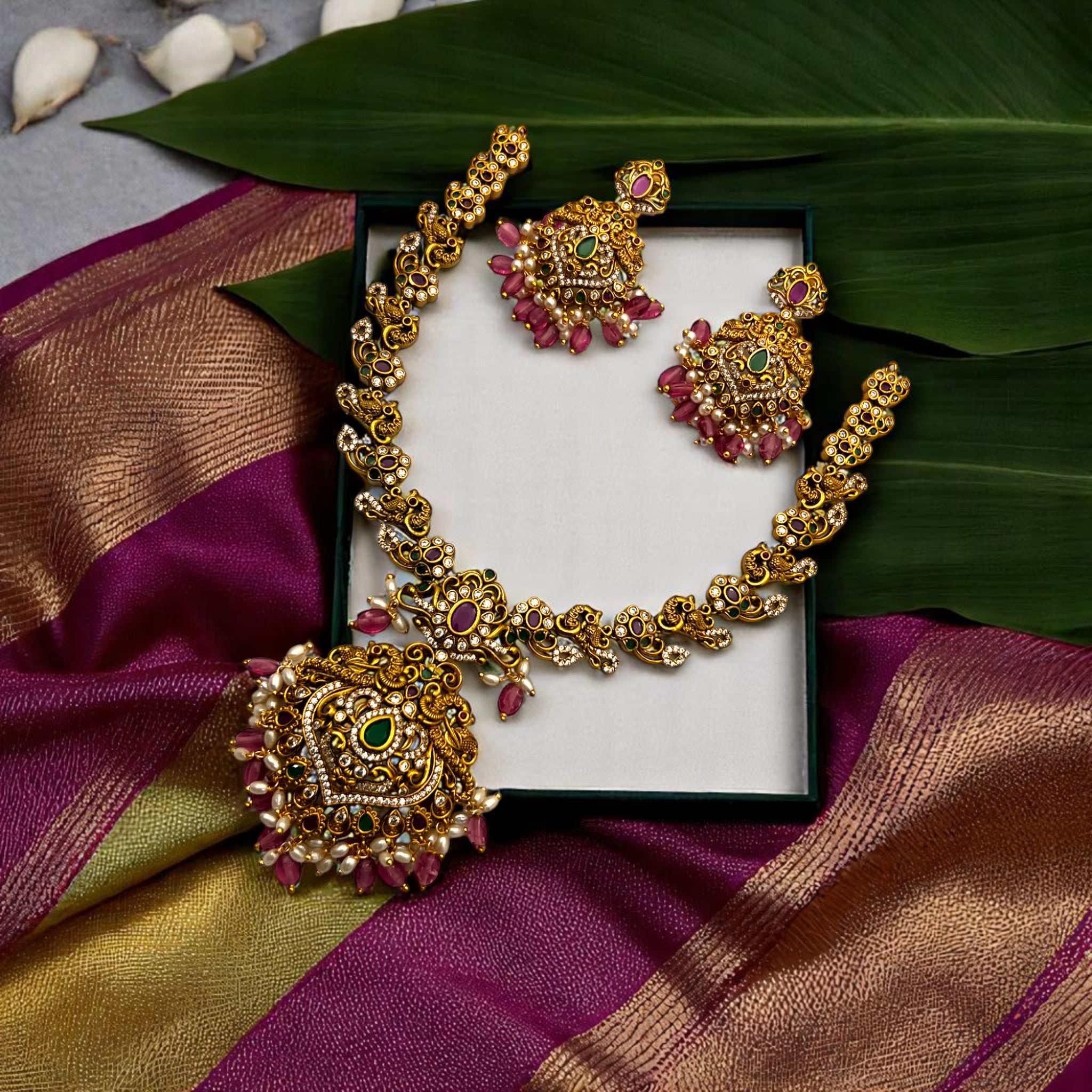 🌸 "Raaga Malika" Necklace Set 🌸