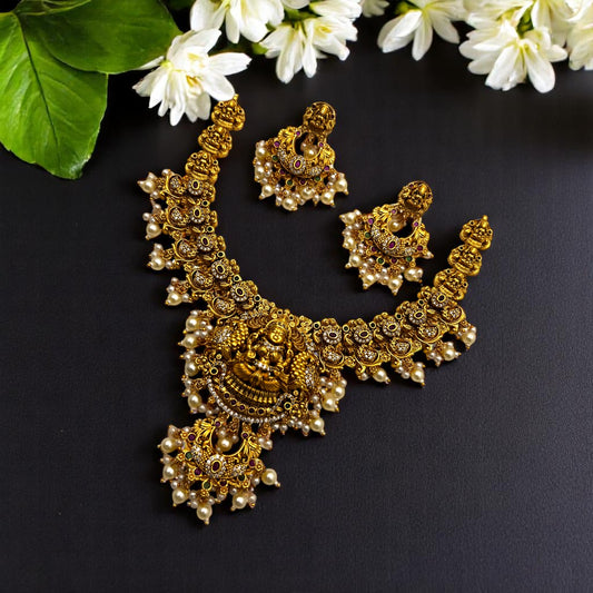 🌸💖 "Vasant Pushpa" Necklace Set