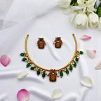 💚✨ "Harit Prabha" Necklace Set
