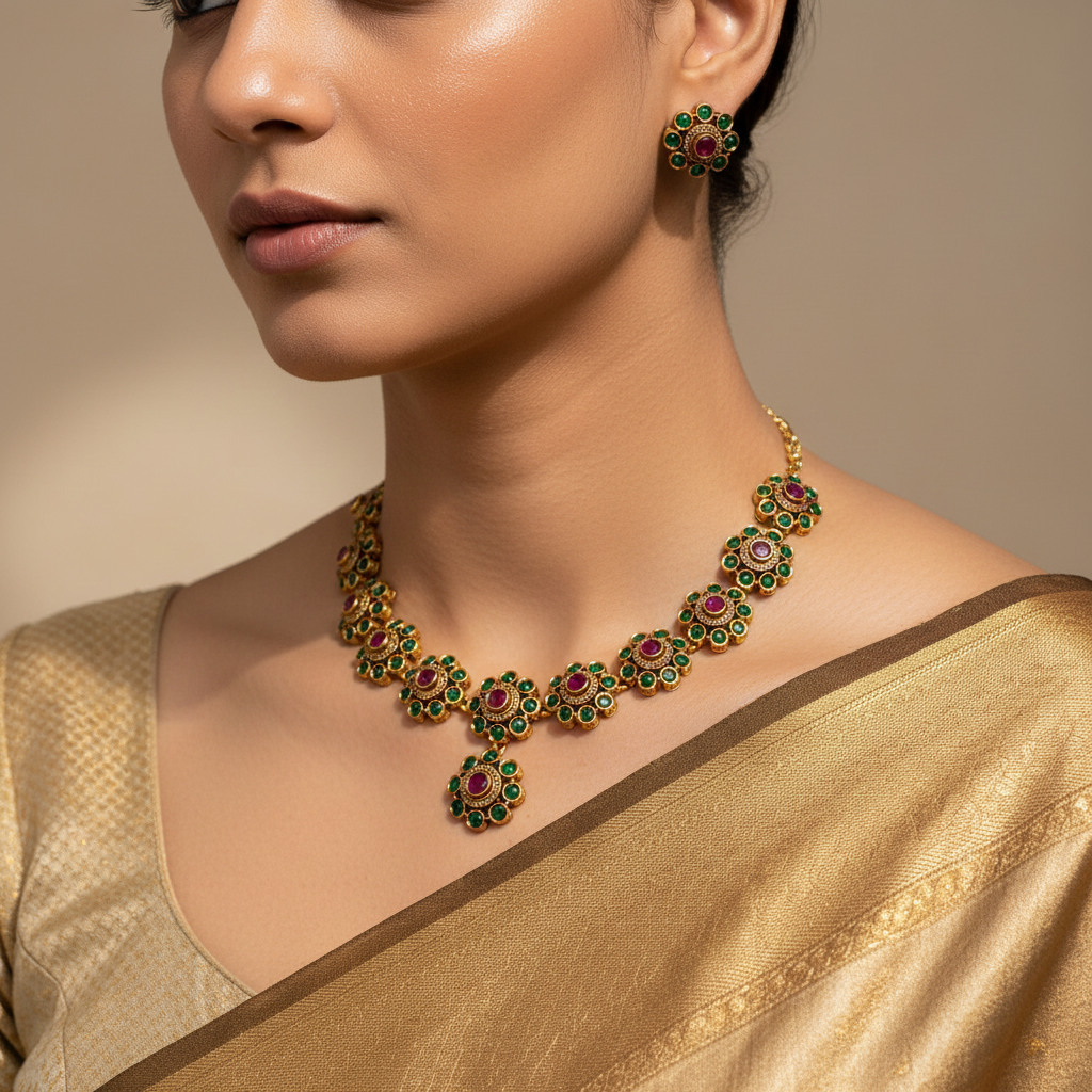 🪷💎 "Mangal Mala" Necklace Set
