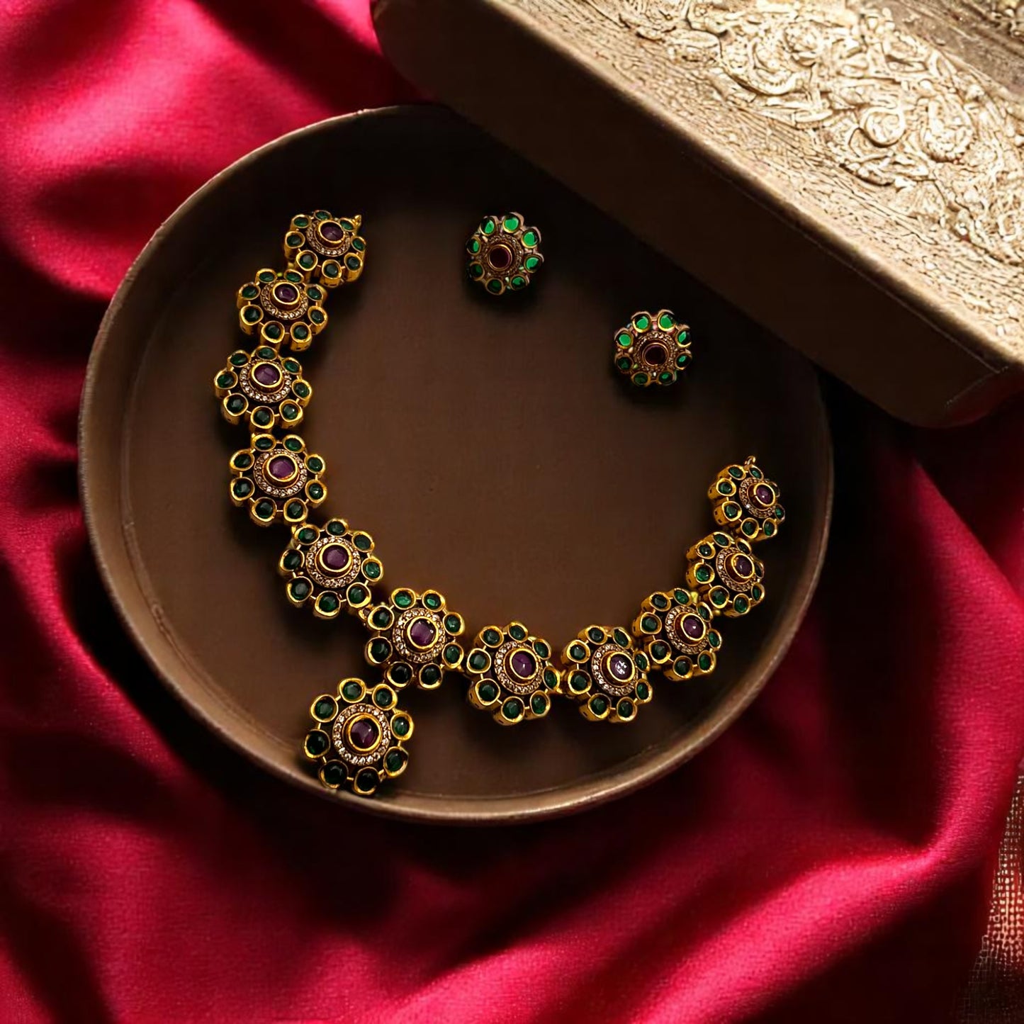 🪷💎 "Mangal Mala" Necklace Set