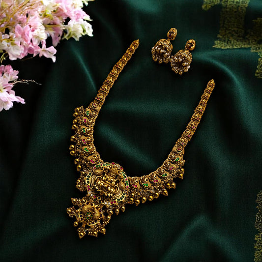🌟💚 "Vasantha Haar" Necklace Set 🤍🌸