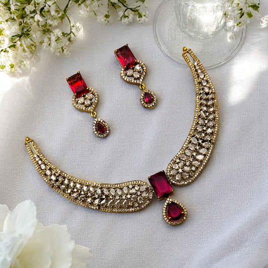 💖💚 "Rajasi Kanthi" Necklace Set 🌸✨