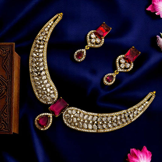 💖💚 "Rajasi Kanthi" Necklace Set 🌸✨