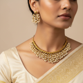 🌟💚 "Indrajaal Haar" Necklace Set 🌸⚪