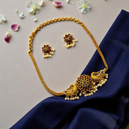 💎💖 "Vasant Haar" Necklace Set 💚🌸