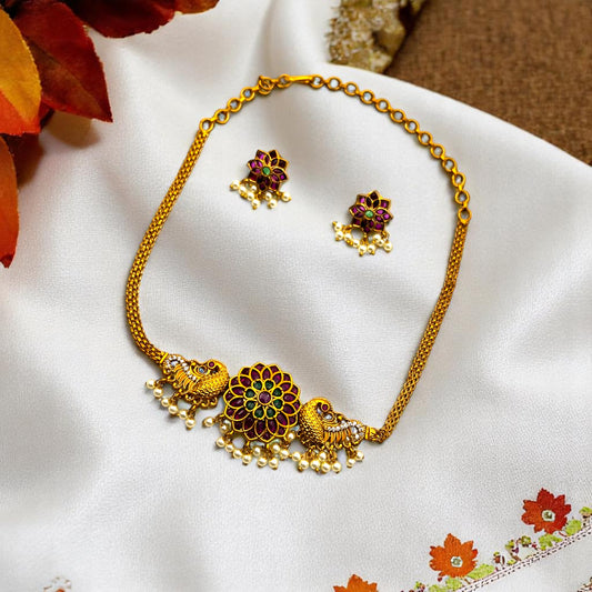 💎💖 "Vasant Haar" Necklace Set 💚🌸