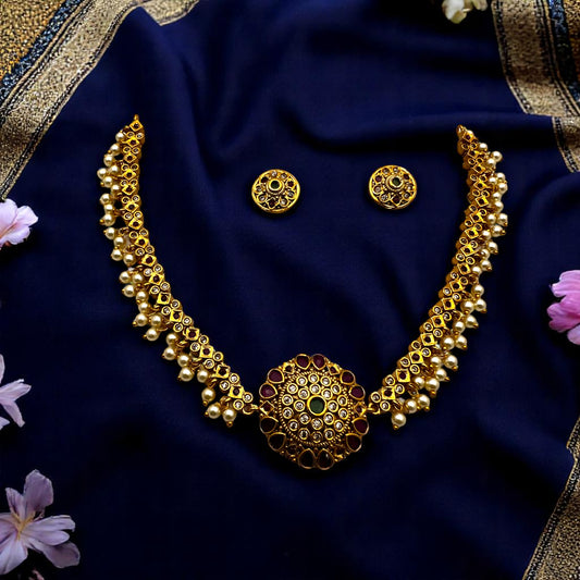 💖💚 "Padmaja Haar" Necklace Set 🌸✨