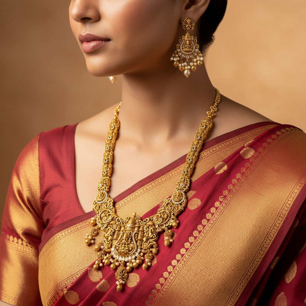 🪷💎 "Devi Shrungar" Necklace Set