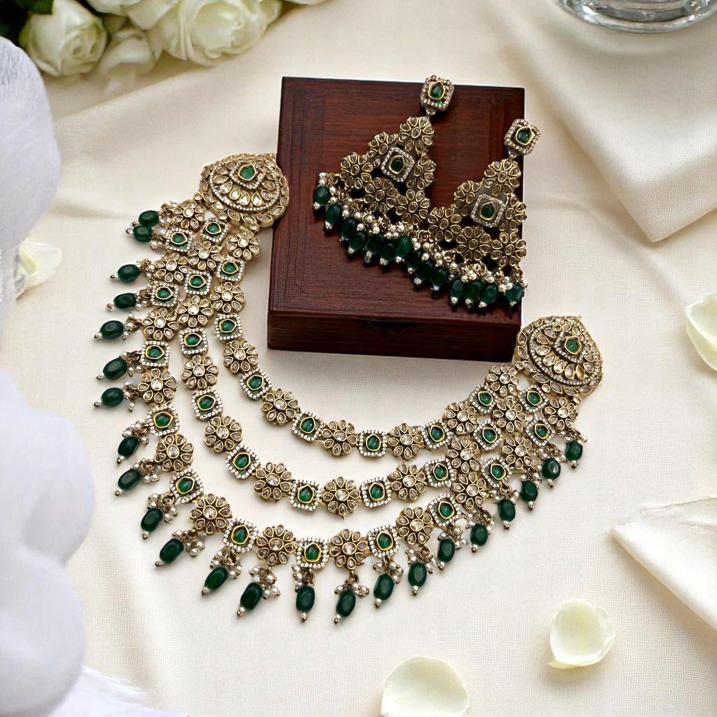 🍃 "Panna Tarangini" Necklace Set 🍃