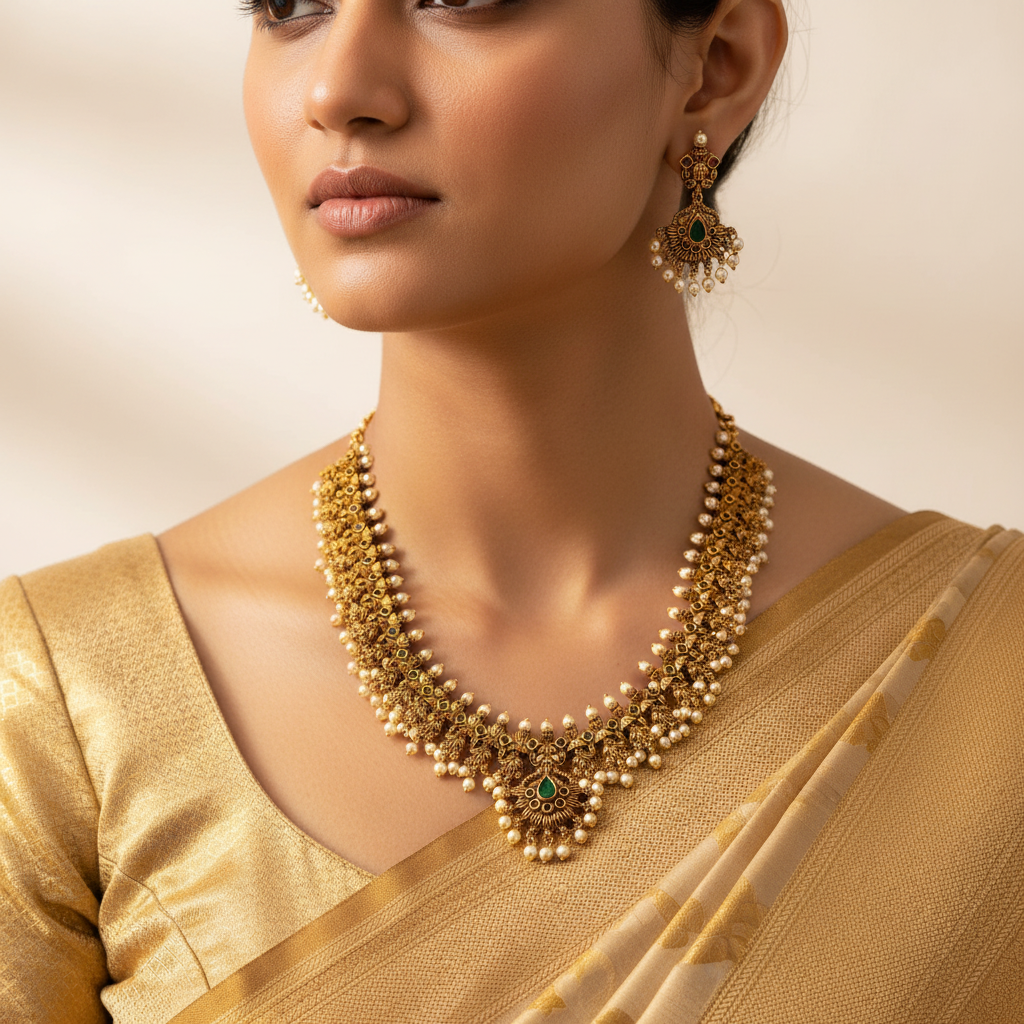 🌿 "Harita Ananta" Necklace Set 🌿