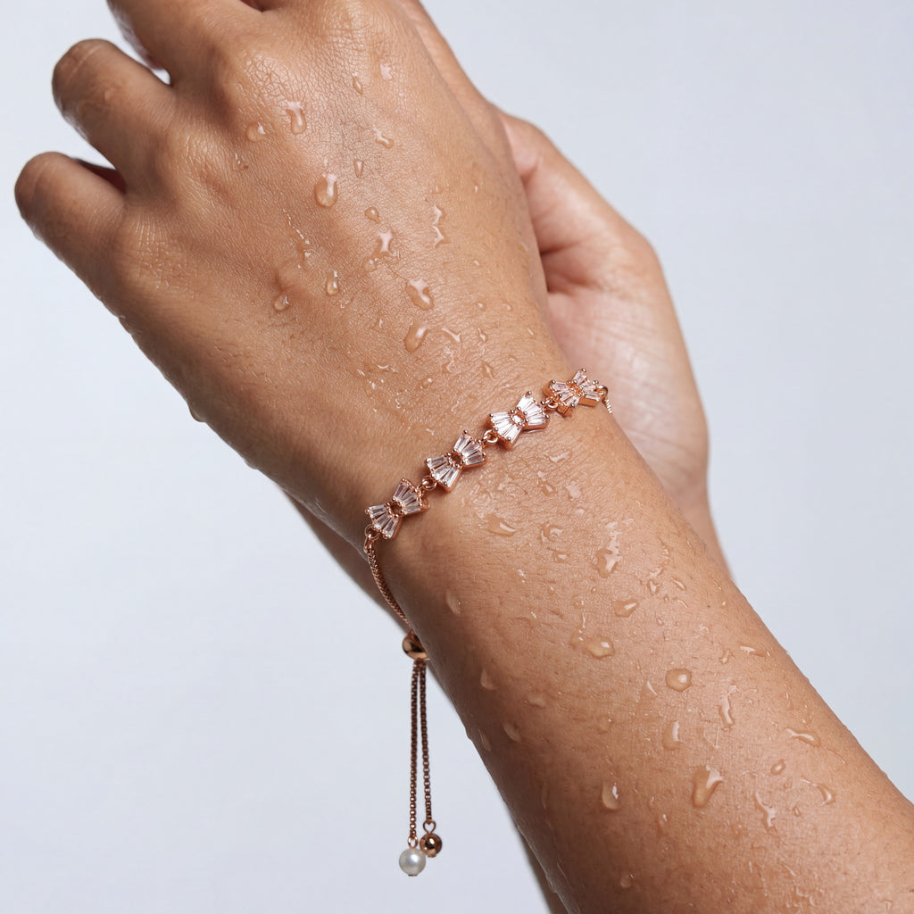 ✨ Blush Bow Bracelet ✨