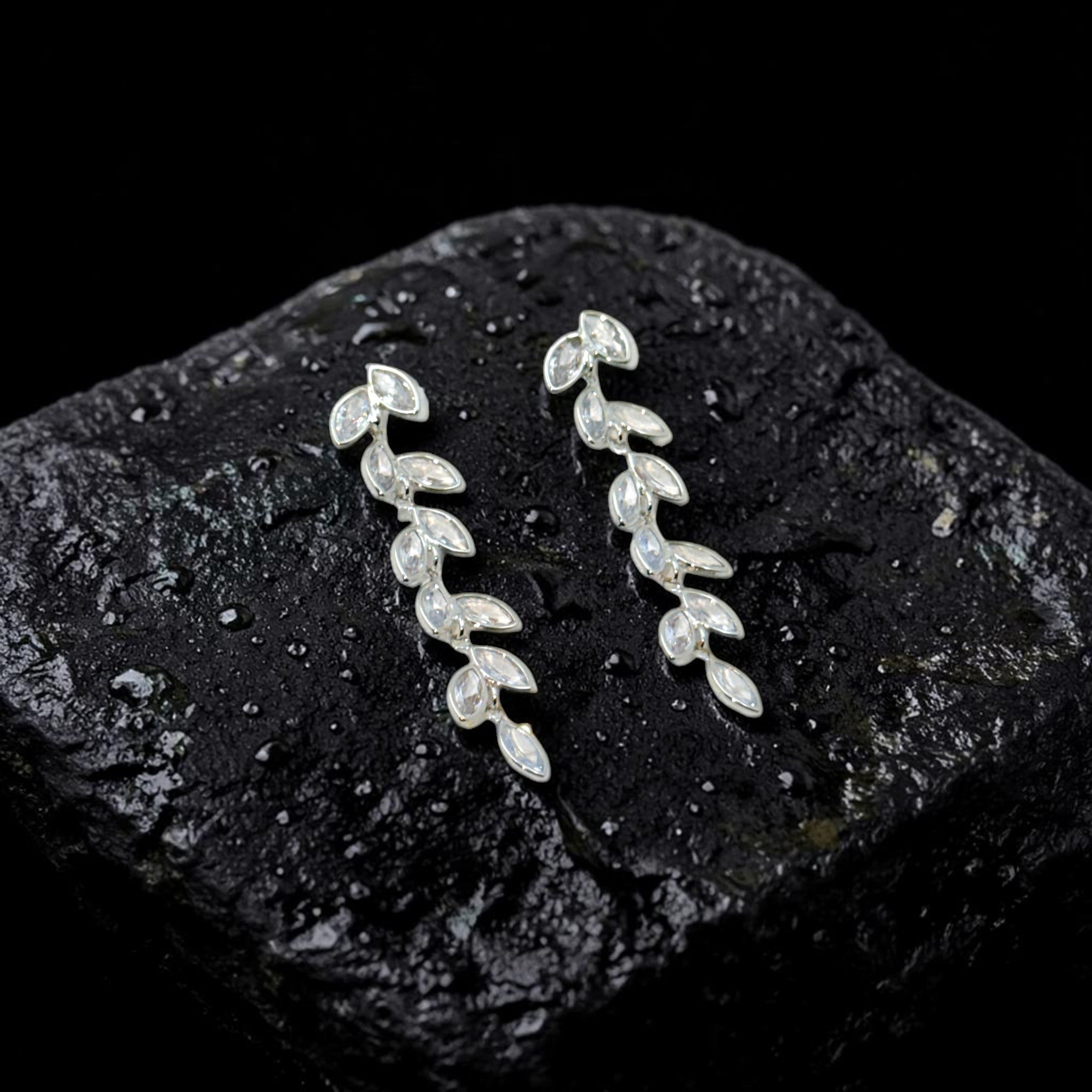 Leaf Drop Earrings