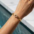Amora Linked Hearts Bracelet