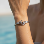 Crystal Grid Curve Bracelet