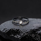 Noir Halo Statement Bracelet