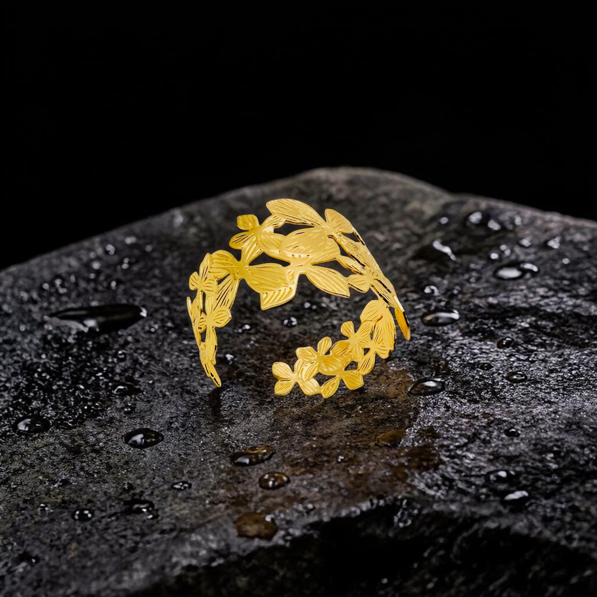 Botanical Bloom Statement Bracelet