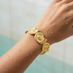 Spiral Shell Statement Bracelet