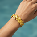 Golden Blossom Wrap Bracelet