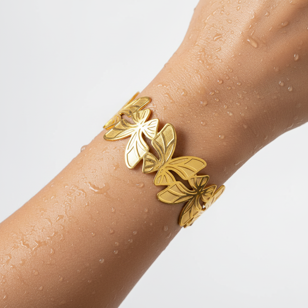 Butterfly Flight Sculpted Cuff Bracelet