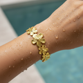 Mini Blossom Wrap Cuff Bracelet