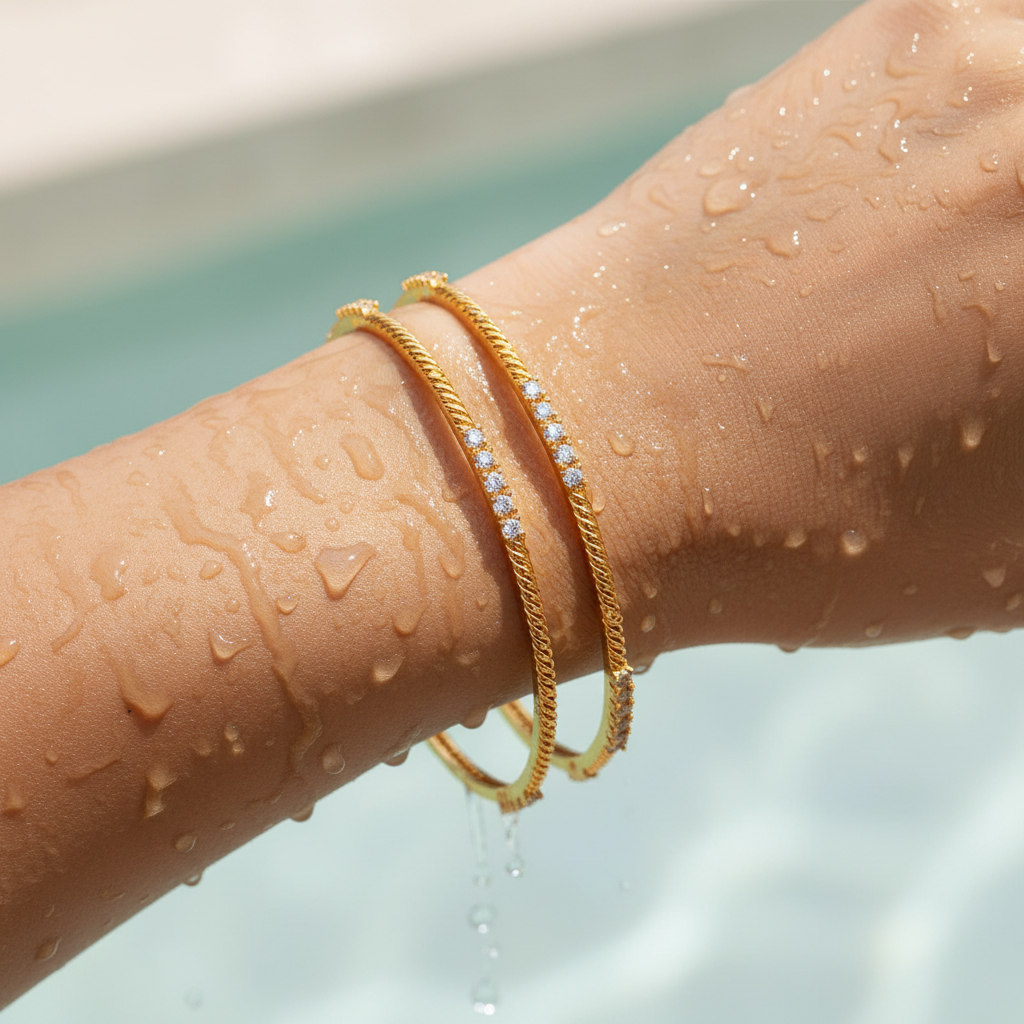 Aureliya Twist Diamond Bangles