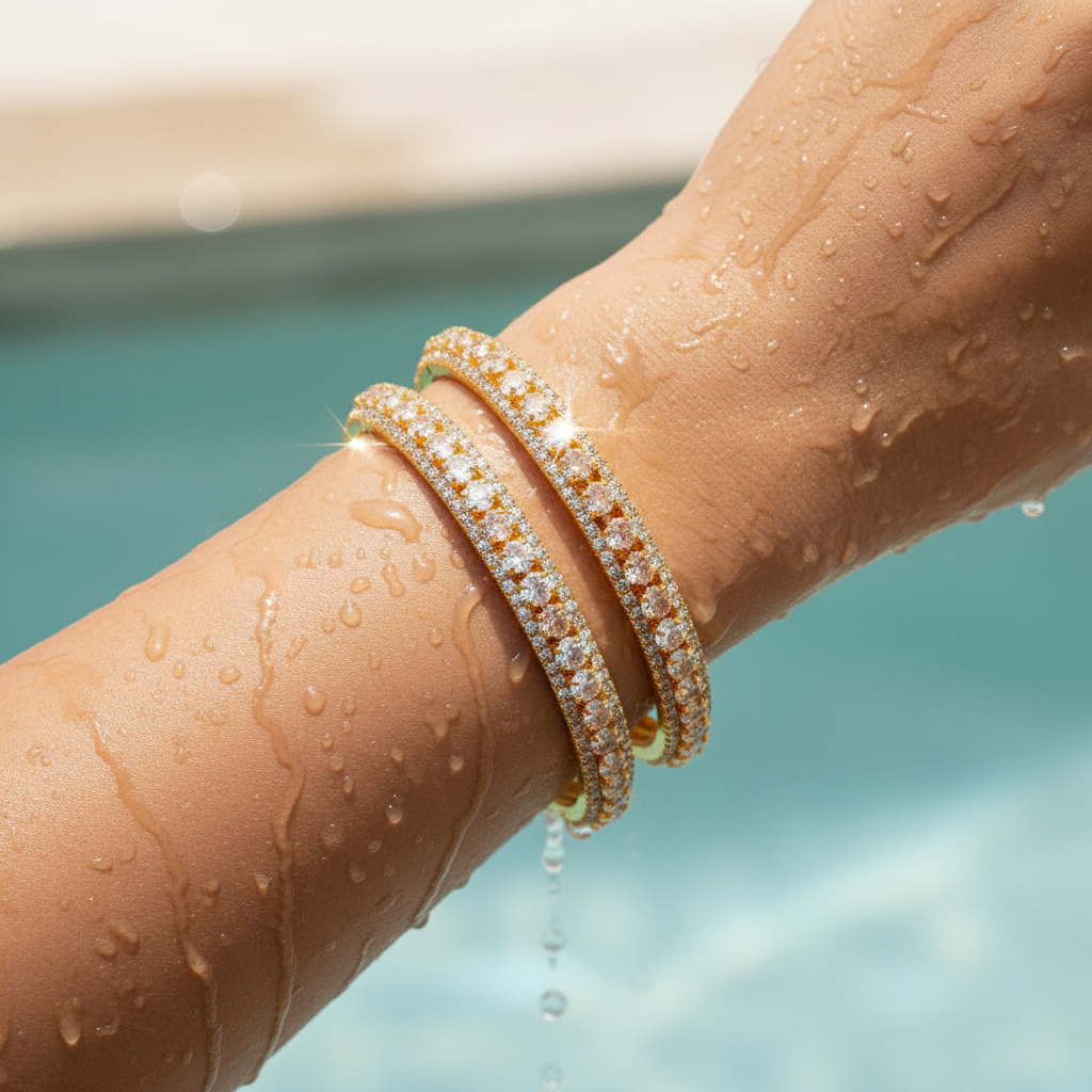 Zenvira Crystal Luxe Bangles