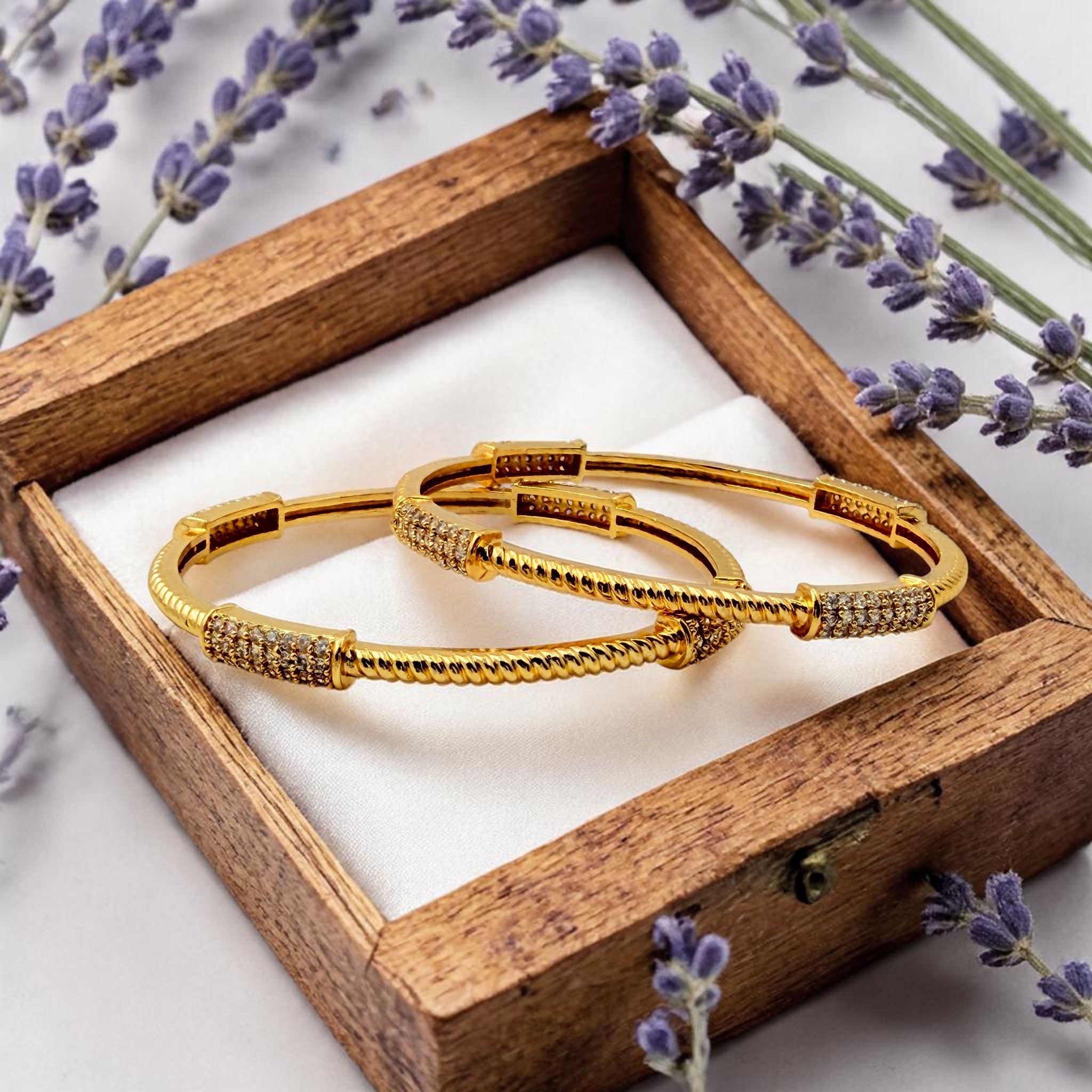 Orlisse Twist Cuff Bangles