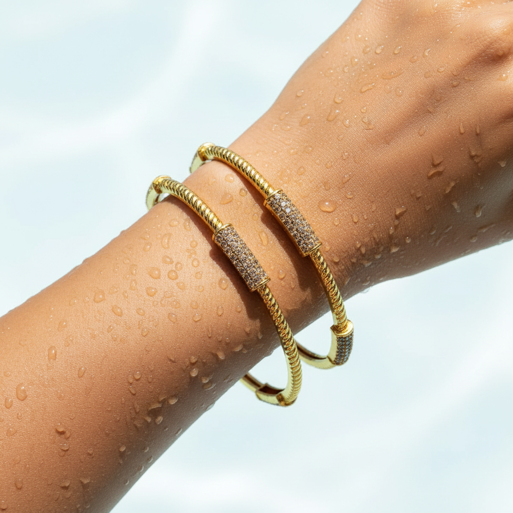 Orlisse Twist Cuff Bangles