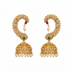 Rajwadi Ear Cuff Jhumka Earrings