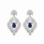 Royal Leaf Drop Earrings