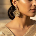 Radiant Sunburst Statement Earrings